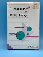 Vintage Individual Software INC 101 Macros Plus For Lotus 123 picture