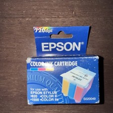 New EPSON S020049 Color Ink Cartridge,Open Wrapper Sealed Cartridge picture