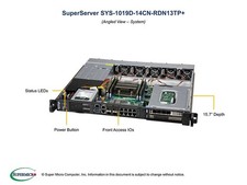 SuperMicro SYS-1019D-14CN-RDN13TP+  1U Server with Redundant 600W Power Supplies picture