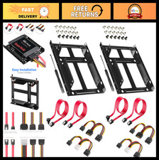 2 Pack SSD/HDD Metal Mounting Bracket Kit - Convert 2.5