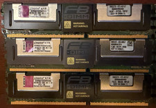 Kingston 6x 4GB (24gb total) DDR2 667MTs ECC Fully Buffered DIMM-KVR667D2D4F5/4G picture