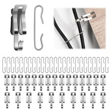 100PCS Heat Cable Roof Clips,Gutter Heater Cable Clips Roof DeIcing Heat Cabl... picture
