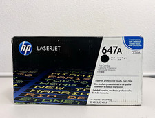 HP 647A Black (CE260A) Genuine Original Laser Toner For CP4025 CP4525 picture