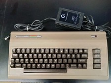 Vtg Commodore 64 Personal Computer TESTED WORKS with Power Supply Made in USA picture