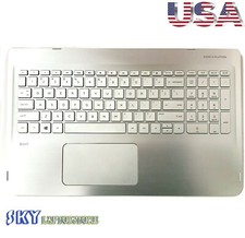 Genuine HP ENVY X360 M6-w 15-W Palmrest, Backlit Keyboard Touchpad 807526-001 US picture