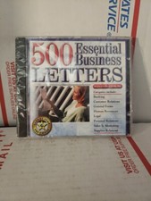 New Sealed 500 Letters Business Letters Win 95/98 • CD-ROM ~ Shelf177 picture