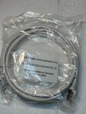Lot of 8 Amphenol MP-6ARJ45SNNW-010 Cat6A FTP Patch Cable Shielded RJ45 650MHz picture