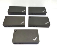 Lot of 5 Lenovo ThinkPad DK1523 DisplayLink USB 3.0 Ultra Dock Docking Station picture