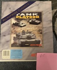 MicroProse M1 Tank Platoon Vintage IBM PC Boxed Manual 3.5