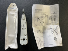 KRONE LSA-PLUS PUNCH DOWN TOOL with SENSOR WITH INSTRUCTIONS+CARRY POUCH picture