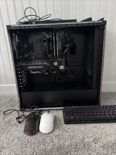 G Pro Super Lite Mouse, Razer Wired Keyboard, Hyper X Mouse,  And HP OMEN PC picture