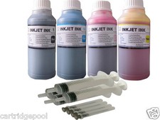 4x250ml ND® water-base Reactive Dye inkjet ink for any textile fabric printing picture