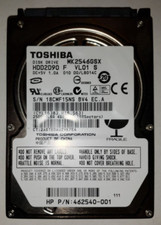 MK2546GSX GENUINE TOSHIBA HARD DRIVE 250GB 5400RPM SATA picture