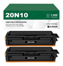 2 Pack 20N10K0 Black Toner Cartridge for Lexmark CS331 CX331 CS431 CX431 CS331dw picture