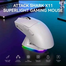 X11 Bluetooth 2.4G 3 Mode Gaming Wireless Charging Mouse W RGB Backlight 22K DPI picture