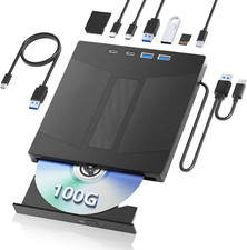 7-In-1 External Blu Ray Drive Support 100G and 3D Disc R/W for PC | USB 3.0 picture