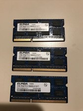 Elpida 6GB RAM - 2Rx8 PC3-10600S-9-10-F1 - Laptop RAM - 3x 2GB Sticks picture