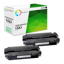 2Pk TCT Premium 15XJ C7115XJ Black HY Jumbo for HP 1000 1005W Compatible Toner picture