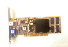 RARE VINTAGE ASUS PCI-V7100PRO/T/N/32M 32 MEG PCI VGA CARD VGA SVIDEO MXB183 picture