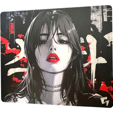 GLSSWRKS Hana Premium Glass Mouse Pad 490x420mm International Edition Japan picture