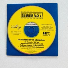 The Software ToolWorks CD Deluxe Pack 4 CD-ROM (Disc-Only) Pre-Owned Good picture