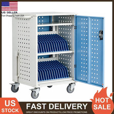 16/20/32 Device Laptop Charging Station, Charging Cart Fits Chromebook/Classroom picture