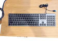 Macally Wired USB A Keyboard for Mac with back lit, model:BLSLIMKEYPROSG. picture