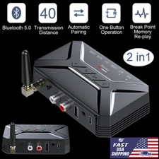 Long Range Bluetooth Transmitter Receiver Wireless Home Car Stereo Audio Adapter picture