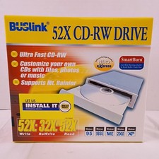 BUSlink 52x CD-RW Drive 52x32x52x Ultra Fast Open Box picture