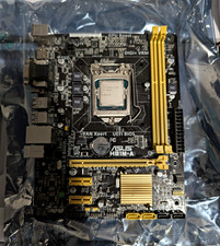 ASUS H81M-A MicroATX LGA 1150 DDR3 Intel Motherboard w/ I/O Shield (*used*) picture