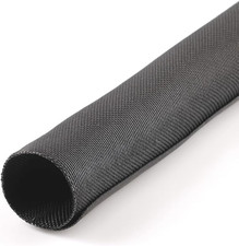 Woven Mesh Split-Sleeve Wire Loom for High-Temperature Automotive Harness and... picture