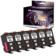 6PK HP 902 BLACK Ink Cartridge Office Jet Pro 6962 Pro 6978 Printer picture