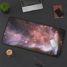 Aesthetic The Ghost Nebula Space NASA Digital Art Desk Mat Mouse Pad Large picture