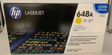 Genuine HP 648A (CE262A) Yellow Original LaserJet Toner Cartridge, OEM picture