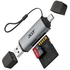 acer SD Card Reader USB C, Dual Slots USB Type C to Micro SD Card Adapter picture