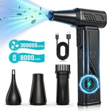 Cordless Electric Air Duster Cordless Mini Jet Snow Blower Portable Turbo Fan US picture