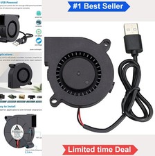 50mm USB Blower Fan 5V 5015 3 Speed Turbo Fan DC Brushless for 3D Printer picture