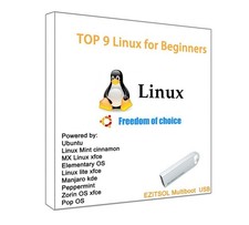 32GB 9-in-1 Linux Bootable USB Drive for Beginners | Multiboot installer for ... picture