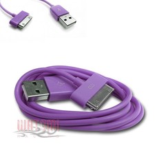 50X 6FT USB 30PIN PURPLE CABLE DATA CHARGER FOR GALAXY TAB 7.0 PLUS 8.9 10.1 picture