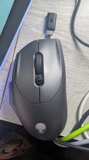 GENUINE Alienware Wireless Gaming Mouse 620M Dell (Missing Dongle) 5YN7R picture