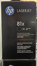 HP LaserJet 81x Toner Cartridge - Black (CF281X) New Sealed picture