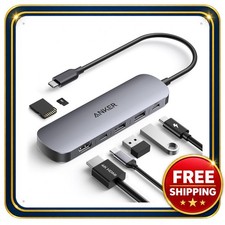 USB-C Hub 7-in-1 with HDMI SD TF Card Slots and 85W Charging picture