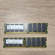 Micron 512MB (2x256MB) DDR1 PC2100U DDR-266 184-Pin Unbuffered DIMM picture