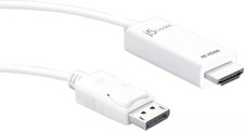 j5create - 4K HDMI DisplayPort Cable - White picture