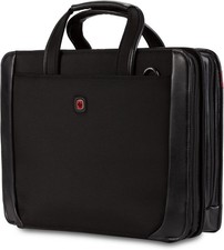 Sophisticated 14-Inch Laptop Presentation Padfolio - Adjustable Strap & Pockets picture