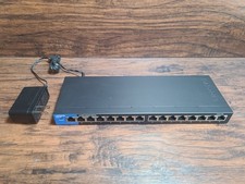 Linksys LGS116 16 Port Gigabit Network Switch Unmanaged Office Desktop w/ Power picture