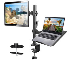 Brazo Ajustable para Monitor y Portátil Soporte VESA 13-32'' con Bandeja picture