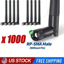 1000x RP-SMA Antenna for WiFi 2.4GHz 5Ghz Wireless Router or Card Female Pin LOT picture