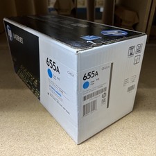 Genuine HP CF451A (655A) Cyan Toner Cartridge - Factory Sealed picture