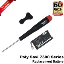 HP Poly Savi 7300 Battery with Removal Tool 217400-01 784P8AA picture